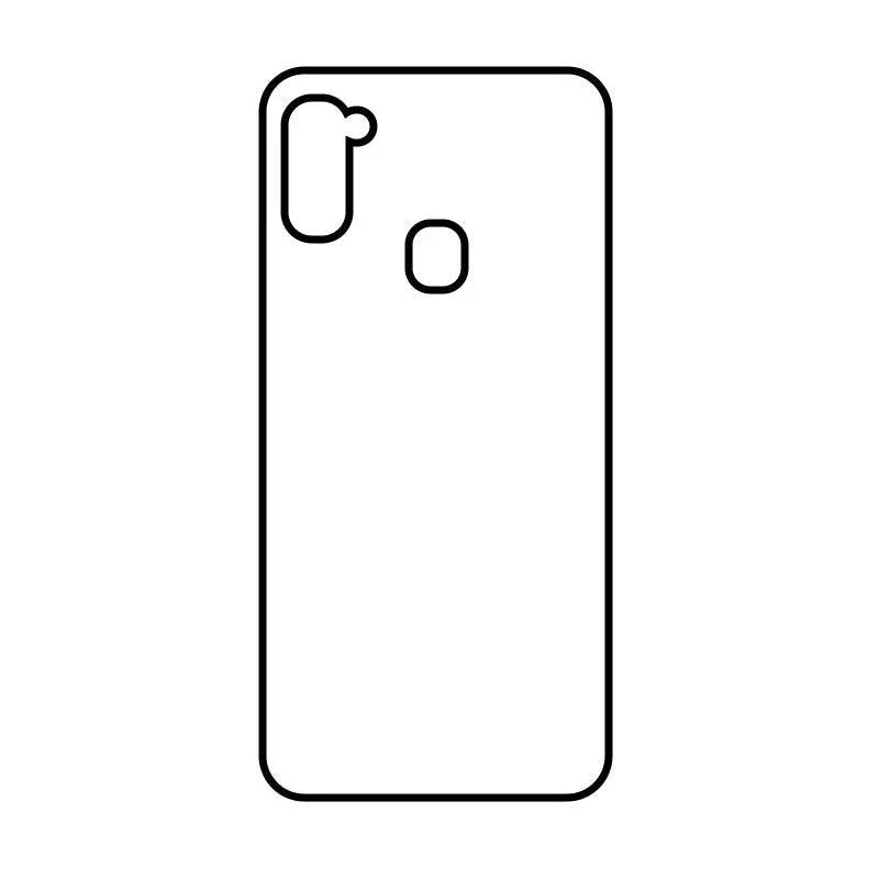 Coque-sublimation.fr Coque Sublimable Samsung Galaxy A11 Coque Sublimation Samsung Galaxy A - Contour noir Coque Sublimation Samsung Galaxy A - Contour noir