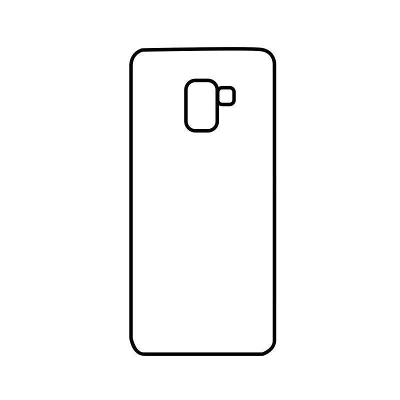 Coque-sublimation.fr Coque Sublimable Samsung Galaxy A8 2018 Coque Sublimation Samsung Galaxy A - Contour noir Coque Sublimation Samsung Galaxy A - Contour noir