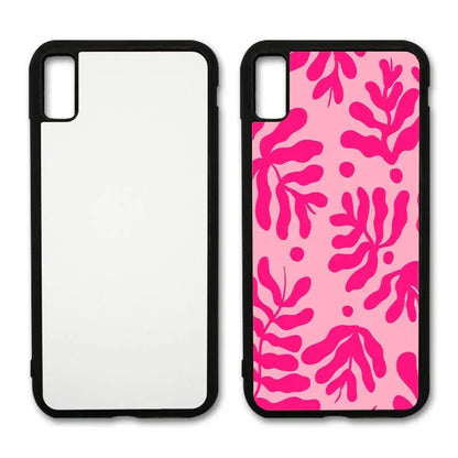 Coque sublimation Coque Sublimable iPhone XS Max Coque Sublimation Apple - Contour noir Coque Sublimation Apple - Contour noir