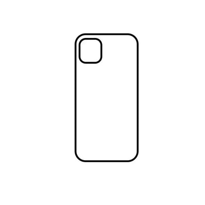 Coque sublimation Coque Sublimable Coque Sublimation Apple - Contour noir Coque Sublimation Apple - Contour noir