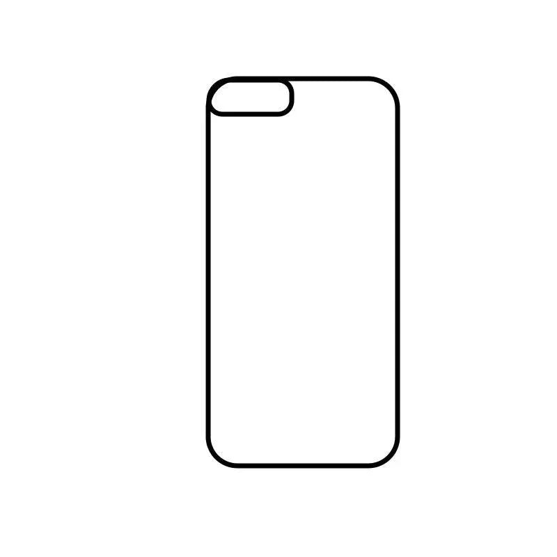 Coque sublimation Coque Sublimable Coque Sublimation Apple - Contour noir Coque Sublimation Apple - Contour noir