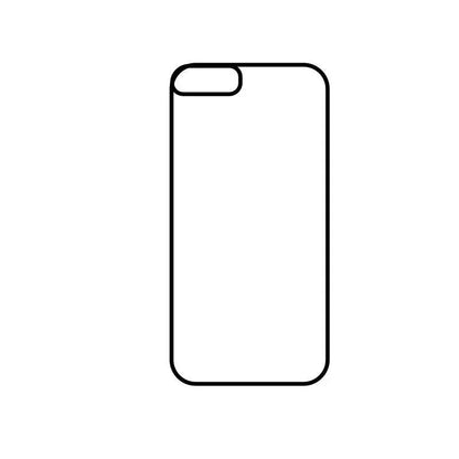 Coque sublimation Coque Sublimable Coque Sublimation Apple - Contour noir Coque Sublimation Apple - Contour noir