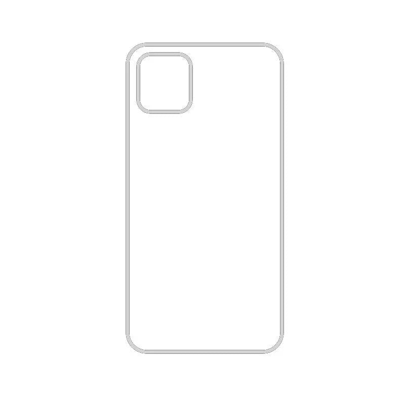 Coque-sublimation.fr Coque Sublimable IPhone 11 Pro Max Coque Sublimation Apple - Contour transparent Coque Sublimation Apple - Contour transparent