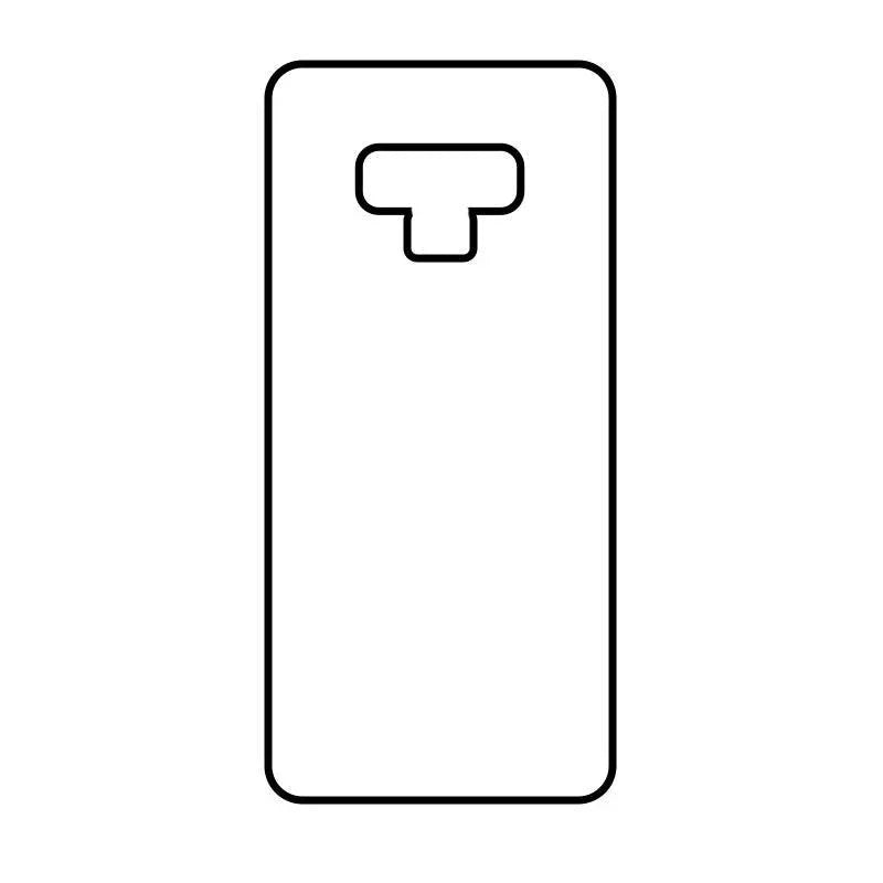 Coque-sublimation.fr Coque Sublimable Samsung Galaxy Note 9 Coque Sublimation Samsung Galaxy Note - Contour noir Coque Sublimation Samsung Galaxy Note - Contour noir