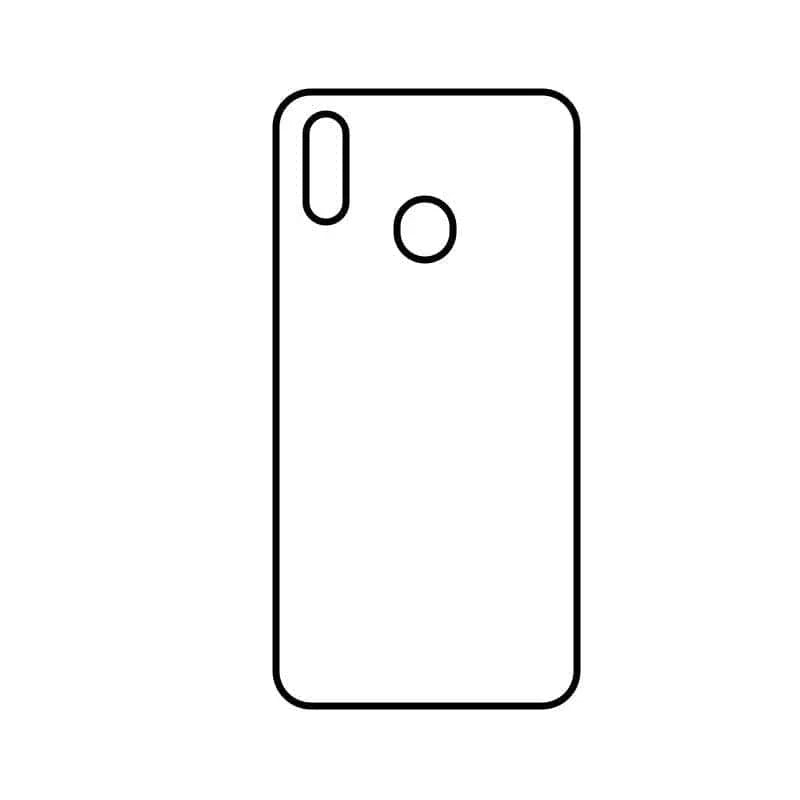 Coque-sublimation.fr Coque Sublimable Huawei P20 Lite / Noir Coque Sublimation Huawei et Honor Coque Sublimation Huawei et Honor