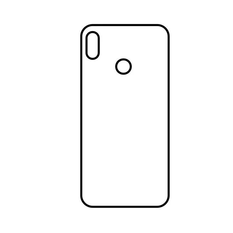 Coque-sublimation.fr Coque Sublimable Huawei P Smart 2019 / Noir Coque Sublimation Huawei et Honor Coque Sublimation Huawei et Honor