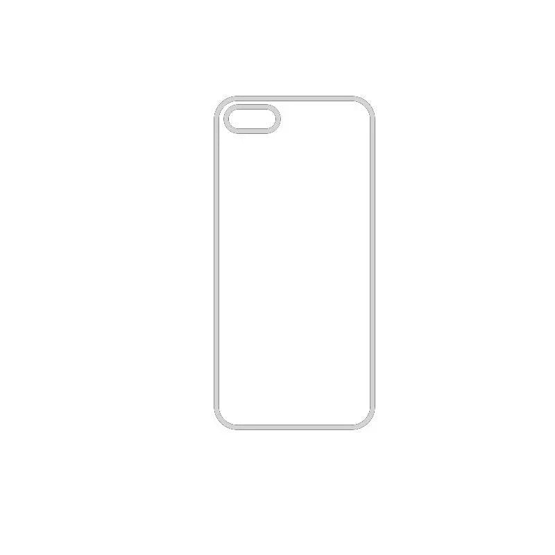 Coque-sublimation.fr Coque Sublimable iPhone SE 2020 Coque Sublimation Apple - Contour transparent Coque Sublimation Apple - Contour transparent
