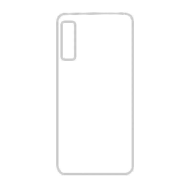 Coque-sublimation.fr Coque Sublimable Samsung Galaxy A7 2018 Coque Sublimation Samsung Galaxy A - Contour transparent Coque Sublimation Samsung Galaxy A - Contour transparent