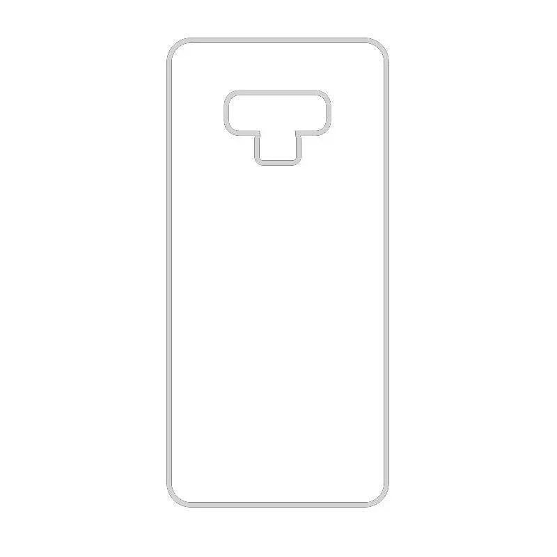 Coque-sublimation.fr Coque Sublimable Samsung Galaxy Note 9 Coque Sublimation Samsung Galaxy Note - Contour transparent Coque Sublimation Samsung Galaxy Note - Contour transparent