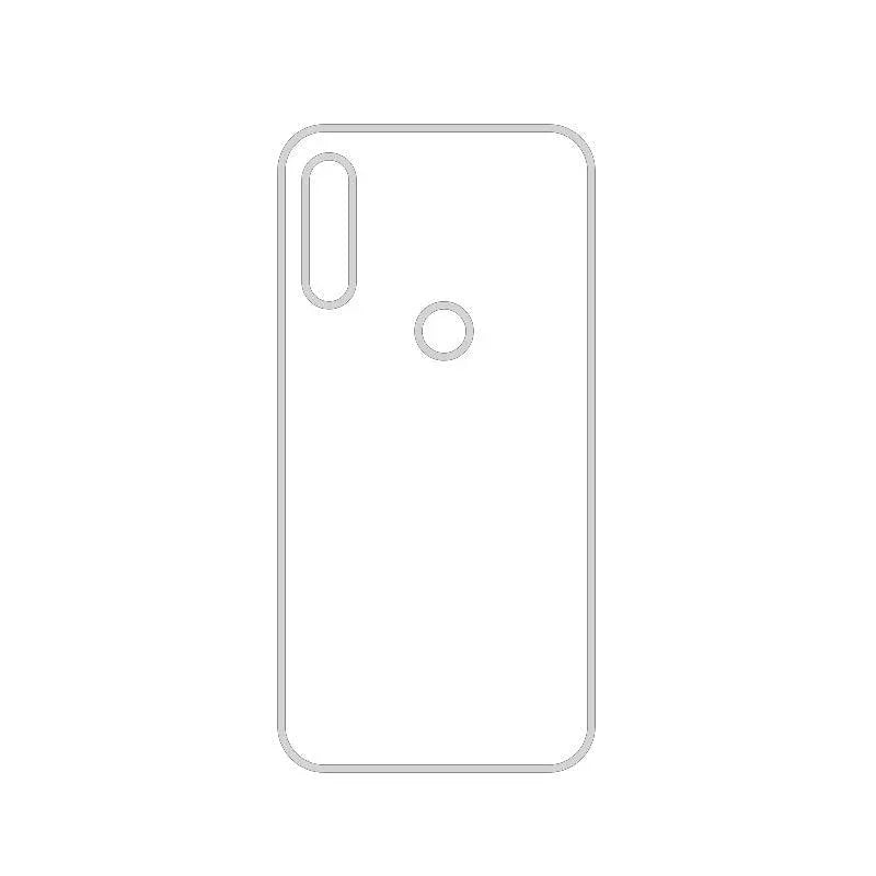 Coque-sublimation.fr Coque Sublimable Huawei Y6 2019 Coque Sublimation Huawei Y - Contour transparent Coque Sublimation Huawei Y - Contour transparent