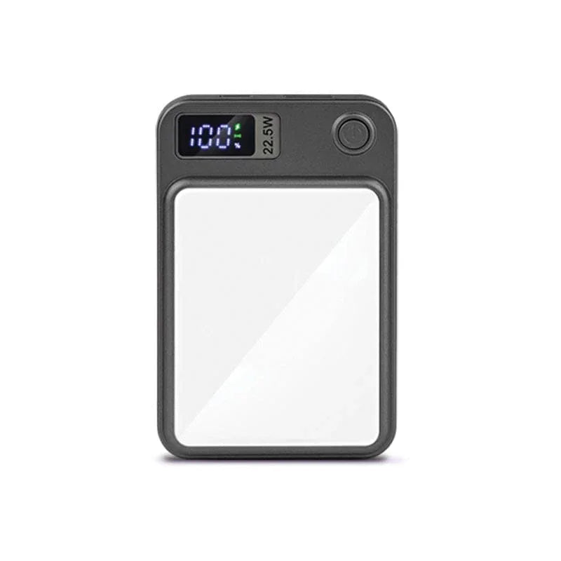 batterie externe blanche Magsafe noire à imprimer en sublimation