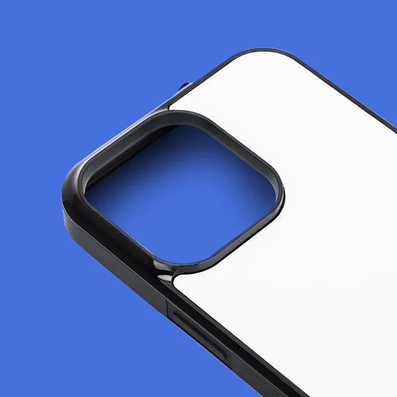 Coque-sublimation.fr Coque Sublimable Coque Sublimation iPhone Apple - Contour noir Coque Sublimation iPhone Apple - Contour silicone noir