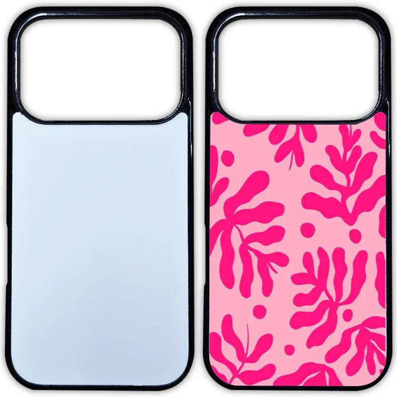 Coque-sublimation.fr Coque Sublimable Iphone 17 Pro Coque Sublimation iPhone Apple - Contour noir Coque Sublimation iPhone Apple - Contour silicone noir