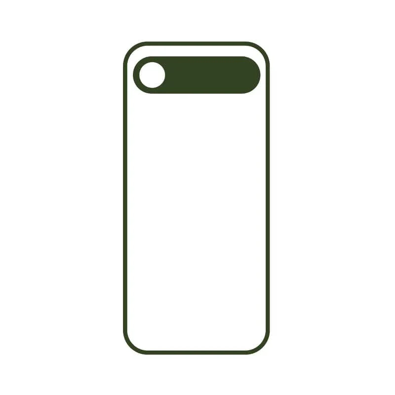 Coque sublimation Coque Sublimable iPhone 17e / Vert Coque Sublimation iPhone de couleur - Apple Coque Sublimation iPhone Apple de couleurs : Noir Transparente Blanche Rose  ou Verte 
