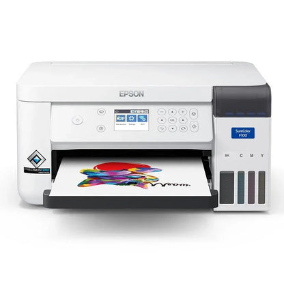EPSON Imprimante Epson imprimante à sublimation SC-F100 + 1 Jeu d'encre Epson imprimante à sublimation SC-F100 + 1 Jeu d'encre