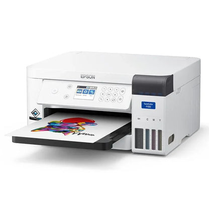 EPSON Imprimante Epson imprimante à sublimation SC-F100 + 1 Jeu d'encre Epson imprimante à sublimation SC-F100 + 1 Jeu d'encre