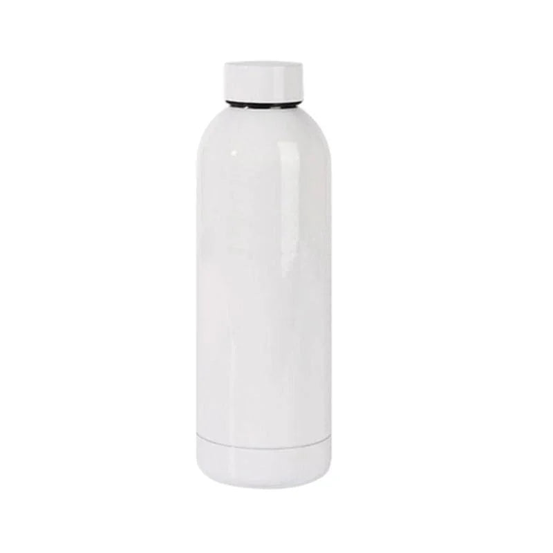 Coque sublimation Gourde Gourde blanche sublimable à bouchon plat Gourde blanche sublimable à bouchon plat