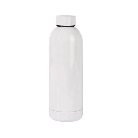 Coque sublimation Gourde Gourde blanche sublimable à bouchon plat Gourde blanche sublimable à bouchon plat