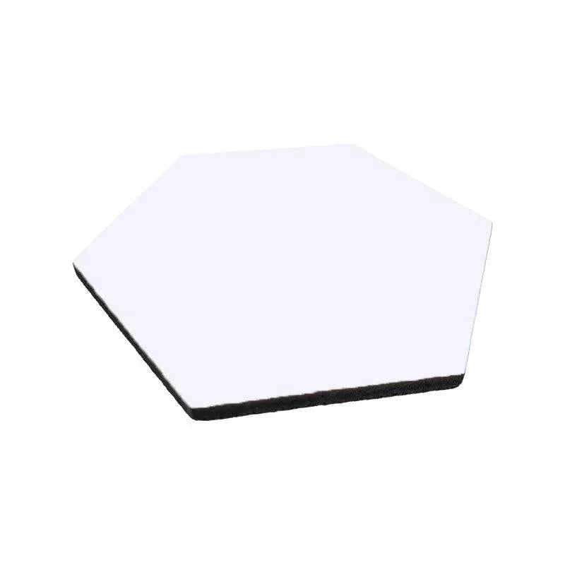 Dessous de verre sublimation losange à imprimer facilement avec des couleurs brillantes