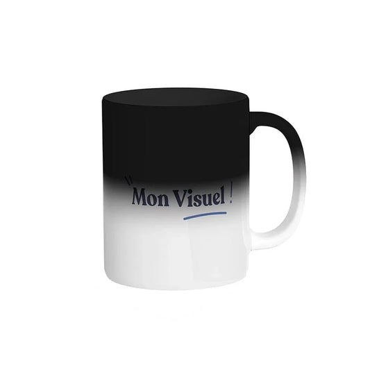 Mug noir magique thermoréactif imprimé expédié chez le client en Dropshipping