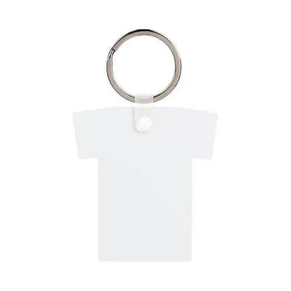 Coque sublimation Porte-Clé T-shirt (3mm d'épaisseur) / Recto Porte-clés en plastique vierge à sublimation Porte-clés en plastique vierge à sublimation