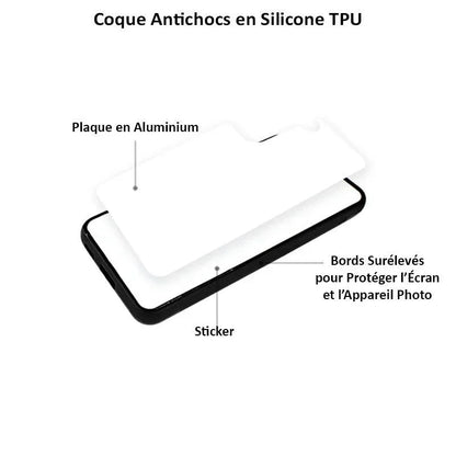 Coque sublimation Coque Sublimable Coque Sublimation Honor - Contour noir Coque Sublimation Honor - Contour noir