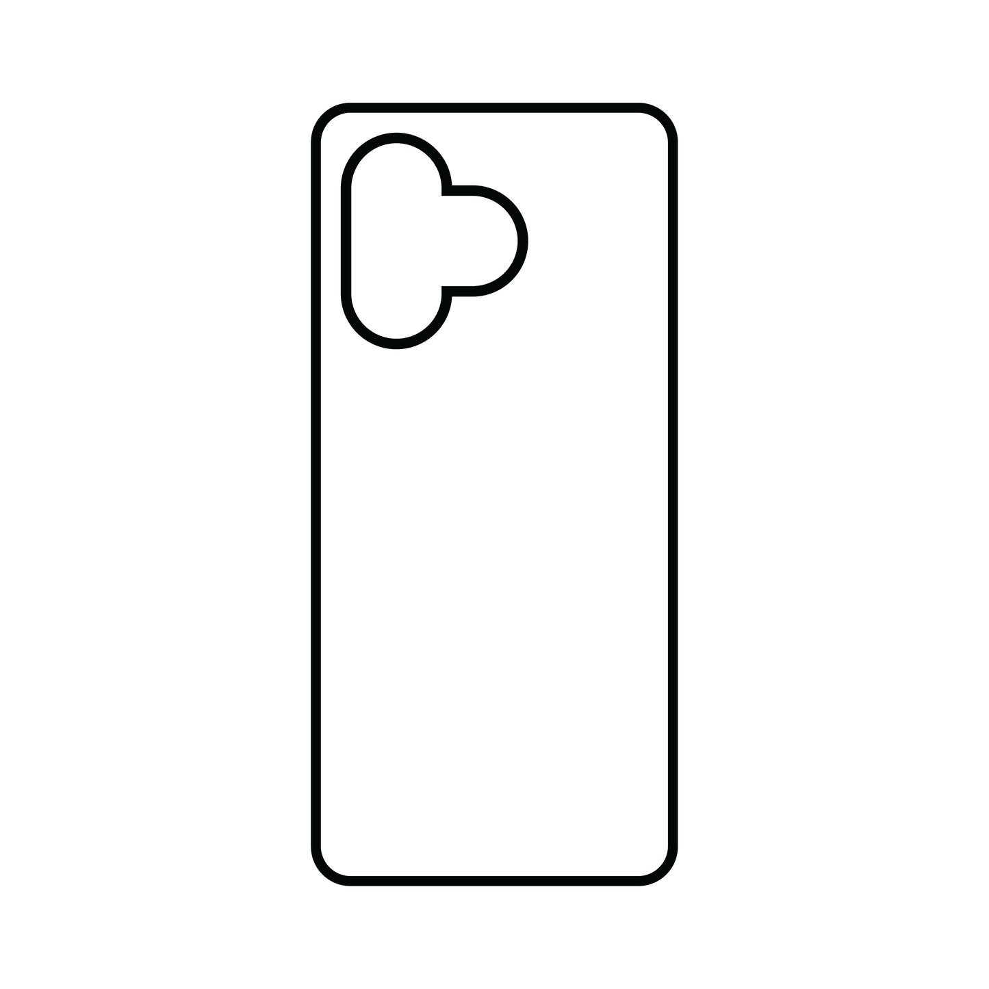 Coque-sublimation.fr Coque Sublimable Xiaomi Redmi 13 / Noir Coques Sublimation pour Xiaomi et Redmi Coques Sublimation pour Xiaomi et Redmi